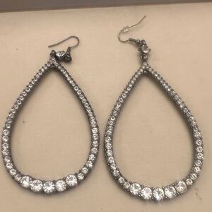 Elegant Silver Teardrop Earrings